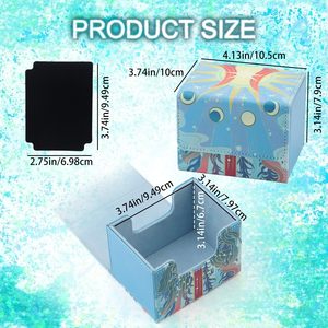 Pro için sihirli toplama için Ultra deri komutanı güverte kutusu oyun hediye veren canavar Cardfight Vanguard Lord yüzükler - Product Image 2