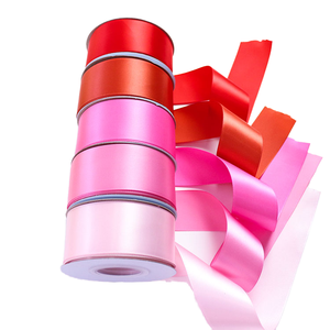 Bán Buôn Chất Lượng Cao Tùy Chỉnh Ribbon 196 Màu Sắc Rắn 100 Yards Mỗi Cuộn Duy Nhất Đôi Mặt Mịn <span class=keywords><strong>Satin</strong></span> Ribbon - Product Image 4
