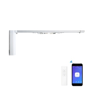 Ewelink-kit de cortinas con Motor Wifi inteligente, longitud ajustable de 5,2 m, Riel de pista, Cornice, sistema de cortinas de ventana, automatización del hogar Alexa - Product Image 1