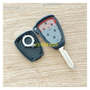 Tüm parçaları ile Chry 3 + 1 düğme uzaktan araba anahtarı kabuk (Suv X2) - Product Image 4