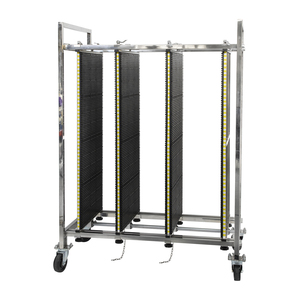 Nóng bán OEM tùy chỉnh thép và PP bốn bánh PCB lưu trữ xe đẩy với nền tảng ổn định SMT <span class=keywords><strong>ESD</strong></span> cho xe đẩy tay cho PCB - Product Image 2