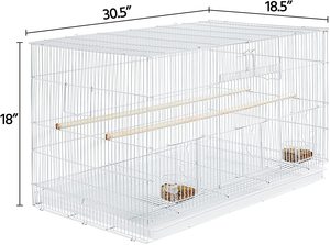 30 ''uzunluk uçuş kuş kafesi demir uçuş papağan kafesi küçük papağanlar Parakeets Cockatiels muhabbet Conures Quaker papağan - Product Image 3