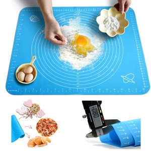 19.7x15.7&quot; Non-Stick Silicon <strong>Baking</strong> Mats Sheet with Scale Heat Resistant <strong>Baking</strong> Mat 50x40cm Kneading Pad (5 Various Size ) - Product Image 2