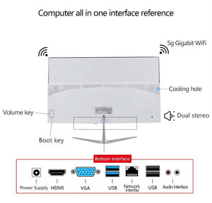 WETS standı All-in-one Pc 21.5 27 24 inç I3 I5 I7 4G/8G/16G masaüstü hepsi bir bilgisayar Pc Win10 sistemi ofis AIO iş için - Product Image 5