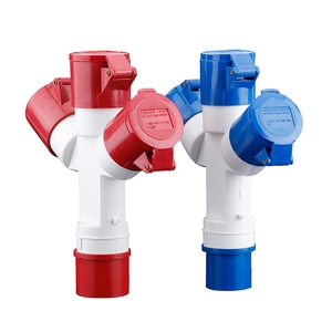 Zócalo de una entrada multifuncional de canal Enchufe industrial tipo Y de 4 núcleos 16A 220-240V - Product Image 3
