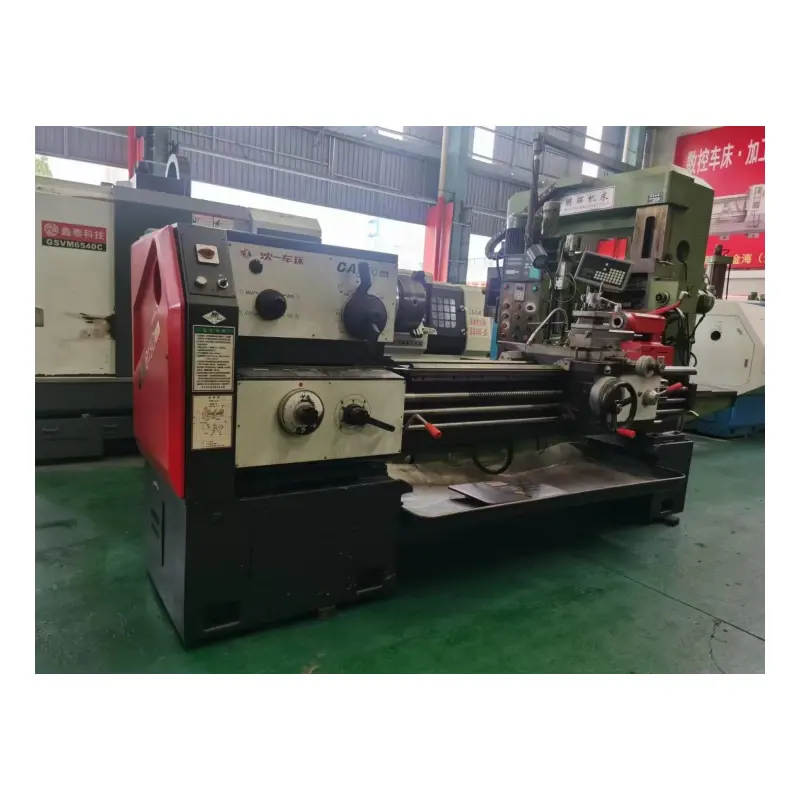 Máquina de torno de metal CA6150 x1500mm para indústria de segunda mão China marca Shenyang com melhor qualidade
