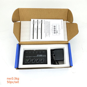 HA400 4in1 1 en 4 salidas Amplificador de auriculares de monitoreo de 4 vías Amplificador de auriculares - Product Image 4