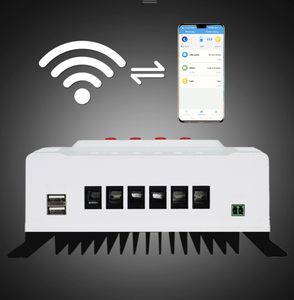Regolatore di carica solare ad alta efficienza 10A 20A 30A 40A 50A 60A 12V/24V/48V controller solare con app per sistema di rete off/on - Product Image 5