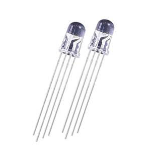 RGB <strong>LED</strong> Diode 5mm Common Cathode 4-pin Three Color <strong>LED</strong> Transparent <strong>LED</strong> Bulb DIY Lighting - Product Image 3