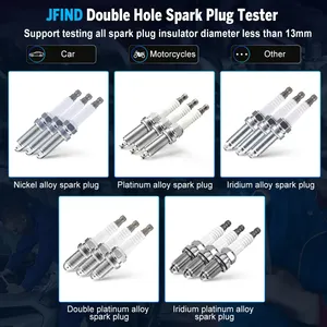 <strong>Spark</strong> Plug <strong>Tester</strong> Double Hole Diagnostic Tool Car 12V <strong>Spark</strong> <strong>Tester</strong> 0-6000rpm Auto Engine Ignition Detector Tools - Product Image 5