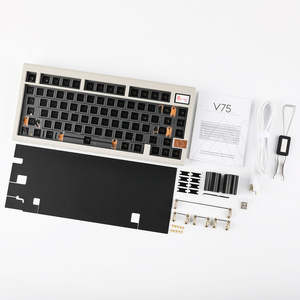 CIDOO V75 Plus VIA Kit de teclado personalizado 81 teclas montado en Junta Triple modos BT 5,0, 2,4G teclado inalámbrico con cable Barebones Kit - Product Image 4