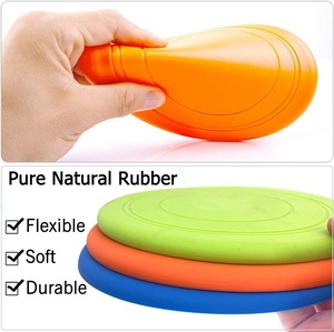 Pet Dog Training <strong>Frisbee</strong> Dog Soft Rubber Interactive Lightweight Flying Disc Pet Toy for <strong>Small</strong> Large Dogs - Product Image 2