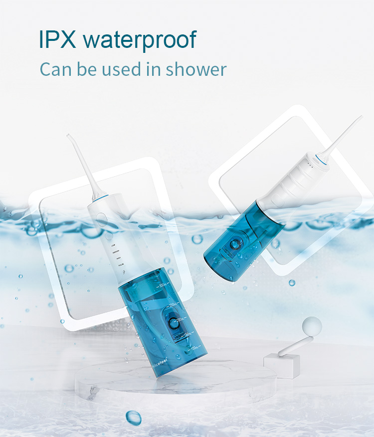 IPX7 Rechargeable Smart Water Flosser Jet Teeth Cleaning Oral Irrigator FC2620