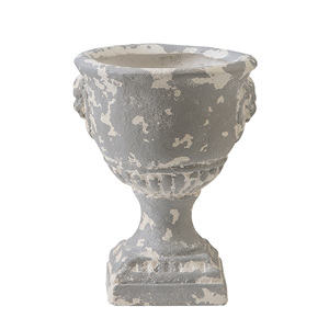 Factory Direct Home <strong>Garden</strong> Decoration Retro Old Roman Sculpture Mgo <strong>Stone</strong> Carve Flower <strong>Pot</strong> Rustic Concrete Chalice Urn Planter - Product Image 1