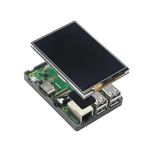 <strong>3</strong>.5 Inch HD-compatible Touch <strong>Screen</strong> LCD Display +ABS <strong>Case</strong> for <strong>Raspberry</strong> <strong>Pi</strong> 3B+/3B/2B - Product Image 1