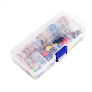 Kit pulsante elettronico Kit componenti elettronici di base con potenziometro di precisione, cicalino, condensatore per kit fai da te Arduino