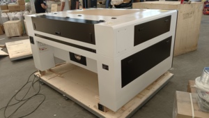 Лазерная резка и гравировальная машина 1390 с охладителем CW5200 550 Вт вентилятор соты и лопасти вверх и вниз Reci 80 Вт 100 Вт 130 Вт - Product Image 5