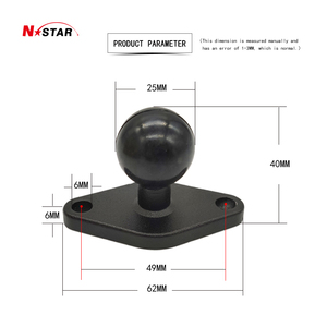 Car 360 Degree Rotation <strong>Mount</strong> for gopro Ball Joint <strong>Mount</strong> 1 Inch Threaded Plate Ball Screw Phone Camera for Go Pro <strong>Mount</strong> for Ram - Product Image 2