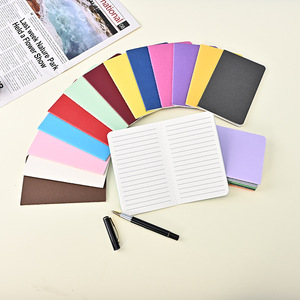 Proveedor Bloc de notas pequeños Mini diario Cuadernos de tapa blanda Cubierta simple colorida Libro de ejercicios Libro de escritura logotipo personalizado - Product Image 2