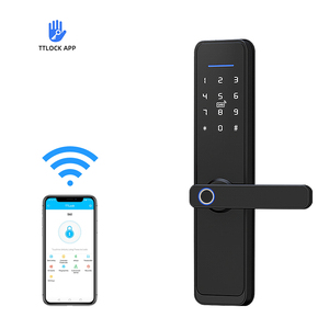 Smart Home Hotel Türschloss mit WIFI Finger abdruck Digitale Tastatur Touchscreen Fernbedienung Cloud-Speicher optionen über App - Product Image 6