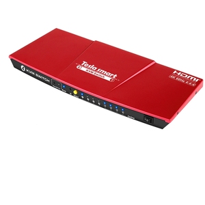 Interruptor kvm de 4 puertos usb c, conmutador de 4 entradas y 1 salida, hdmi, compatible con hdr con emuladores edid, directo de fábrica - Product Image 1