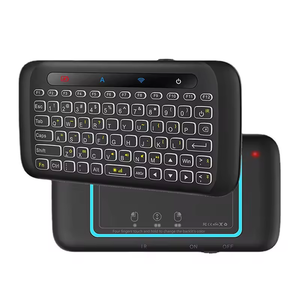 Genuino H20 Touchpad Teclado retroiluminado IR Aprendizaje Air Mouse Control remoto Mini teclado - Product Image 4