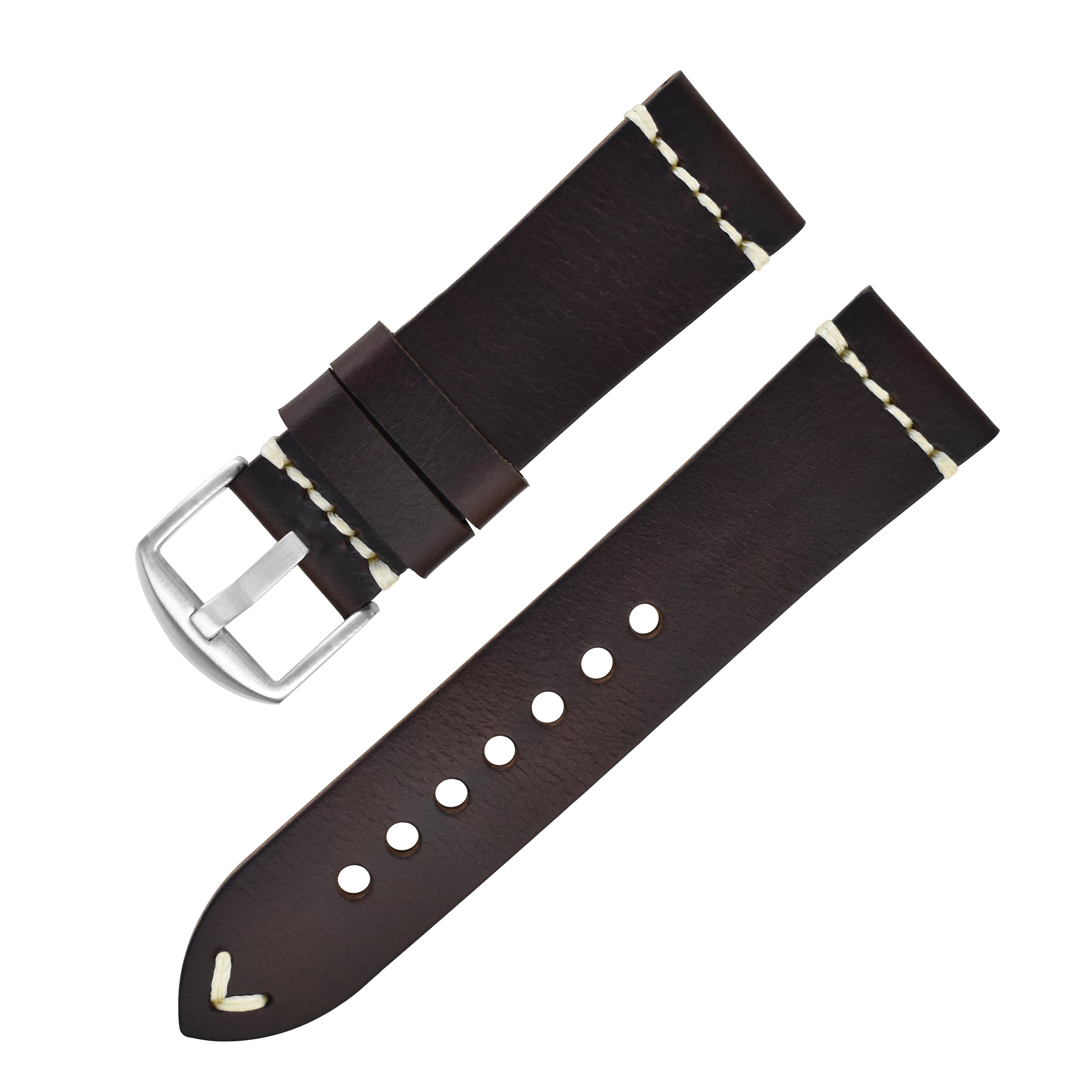 Coffee-silver buckle K009S