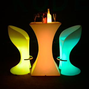 New 16 thay đổi màu sắc <span class=keywords><strong>LED</strong></span> ánh sáng Bar bảng và ghế bên đồ nội thất có thể sạc lại <span class=keywords><strong>LED</strong></span> Cocktail bảng - Product Image 4