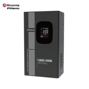 Single Phase Voltage Control 220V Stabilizer COD <strong>1500VA</strong> Pitbull AVR Regulator Potentiostat for Home and Office Factory Price - Product Image 1