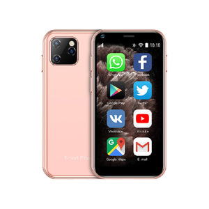 SOYES Quad Core 2.5 אינץ Dual SIM אנדרואיד טלפון נייד 1000mAh 3G טלפון סלולרי XS11 סופר מיני Smartphone
