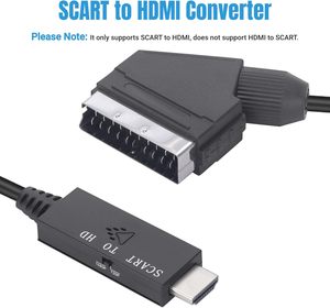 1080P 60Hz 720P 60Hz <strong>SCART</strong> Multimedia Adapter Video Connection Cable 5V Plug and Play <strong>SCART</strong> to HD Converter - Product Image 2