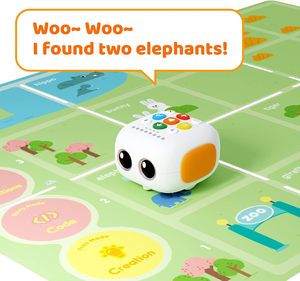Talebot Pro Coding Robot para niños de 3 a 5 años, juguetes educativos y de aprendizaje para que los niños pequeños aprendan la programación temprana