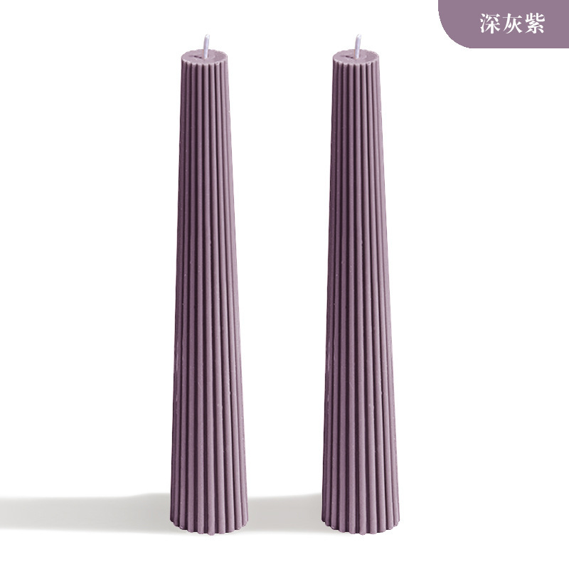 Gris foncé-violet-paquet de 2