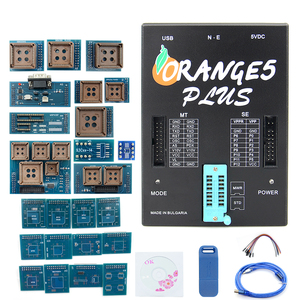 Dispositivo programador OEM Orange 5 plus v1.35, con adaptadores completos, Software de función mejorada, con dongle USB