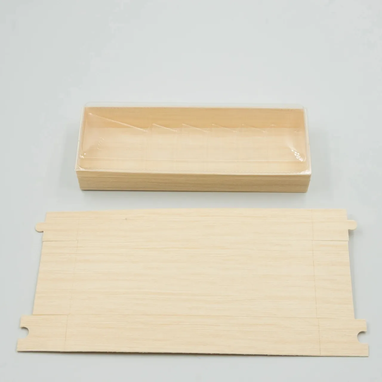 Boîtes de rangement pour bricolage Boîte en bois carrée bon marché biodégradable de haute qualité Contenants alimentaires à emporter en bois Service personnalisé