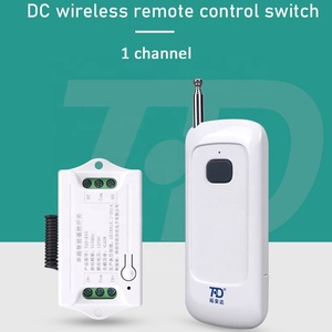 Interruttore telecomando 12 volt dc telecomando e ricevitore 1 pulsante interruttore illuminazione telecomando 1 canale interruttore telecomando rf - Product Image 1