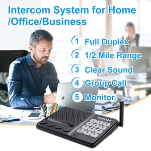Daytech, 1 pieza, sistema de intercomunicación inalámbrico para llamadas comerciales, intercomunicador de distancia, sistema de intercomunicación inalámbrico largo para el hogar - Product Image 6