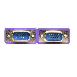 เครื่องฉายภาพ TV 3 + 9 VGA ตัวผู้ไปยังตัวผู้,ความละเอียด50ม. จอ LCD HD สายข้อมูล VGA 12พินสำหรับพีซีพร้อมห่วงแม่เหล็กคู่ - Product Image 2