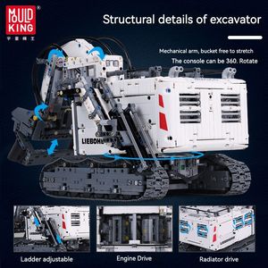Hot Sales Mould King 13130 Excavator <strong>Engineering</strong> Technology Assembly RC Building Blocks for Christmas Gifts