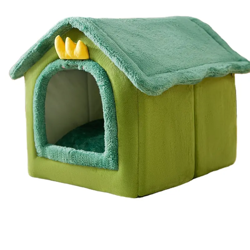卸売犬カラフルかわいい暖かいペット眠っているベッドの巣小さな犬休憩室脂肪猫子猫洞窟猫リビングルームハウス