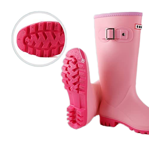 Unisex PVC Gumboots özel açık kaymaz iş için yağmur çizmeleri rahat hafif çelik ayak EVA astarı tarım balıkçılık