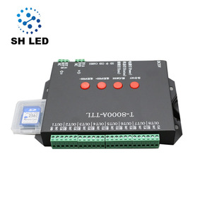Программируемый карта памяти заполнена цвет T-8000A led rgb пикселей светодиодный контроллер - Product Image 4