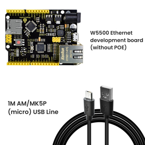 Arduino projeleri için Keyestudio ATMEGA328 mikrodenetleyici W5500 Ethernet geliştirme kurulu (POE olmadan) geliştirme kurulu