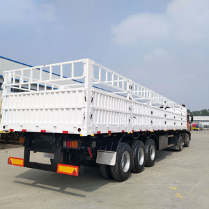 2024 alta calidad 40-70ton 40 pies remolque de transporte de contenedores de carga semirremolque plano con 4 ejes hechos de acero - Product Image 2