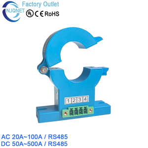 QNDBK1-20 uscita RS485 ingresso AC DC 20A 30A 50A 100A 200A 500A nucleo Modulare trasduttore corrente trasformatore ct hall sensore di corrente - Product Image 2
