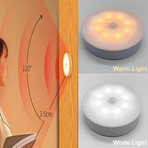 USB Auflad bares LED-Nachtlicht Up Down Step Security Bewegungs sensor leuchtet Innen mit Bewegungs sensor für Schlafzimmer zu Hause - Product Image 3