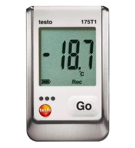 Registrador de datos de temperatura original testo 175-T1/ 175-T2 con función de exportación Excel para programar el registrador y el análisis de datos