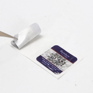 Benutzer definierter Druck aufkleber QR-Code-Etikett Seriennummer Einzigartige Nummerierung nummeriert Variable QR-Code-Etikett Sicherheits etikett mit QR-Code