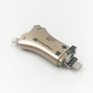 读卡器 4 合 1 otg闪存盘USB Micro SD TF读卡器适配器为iPhone iPad macbook Android相机Tpye C - Product Image 4