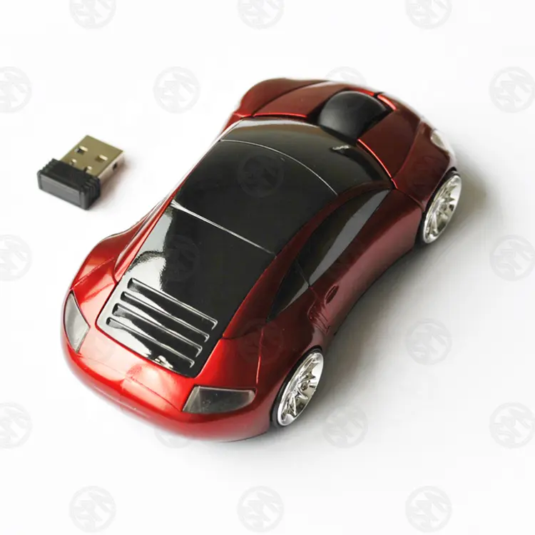 Portatile a forma di auto 2.4GHz ottico Wireless cordless BT Driver ottico ergonomico progettato regolabile computer laptop PC Mouse